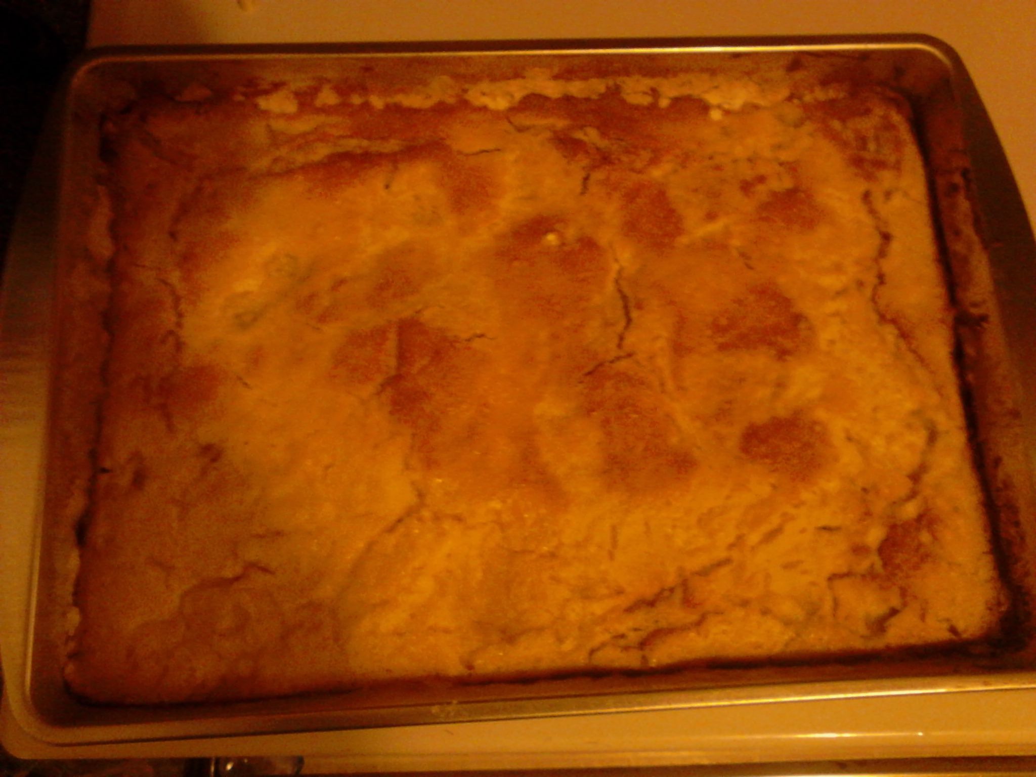 Really Easy Peach Cobbler