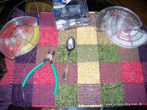 Wire Wrapping a Spoon