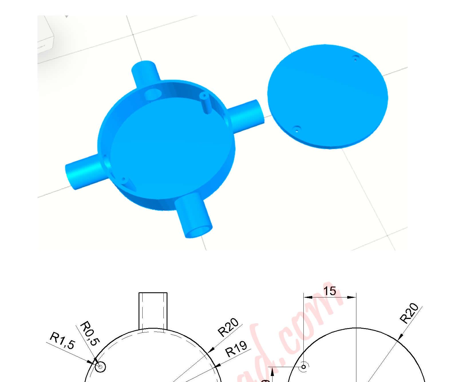 SelfCAD Cable Guard Pipe Tutorial