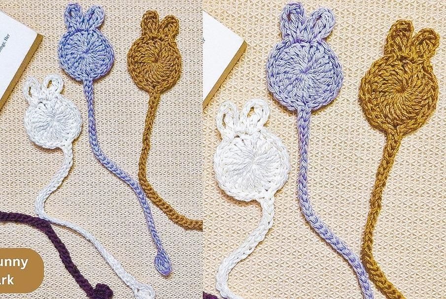 Super Easy and Quick Crochet Bunny Bookmark