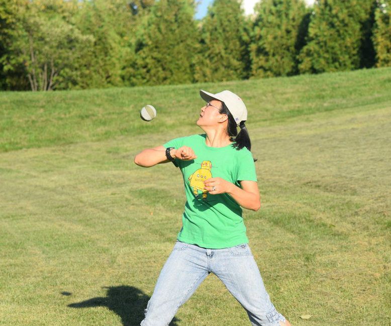 Suede Leather Ball for Full Body Exercises