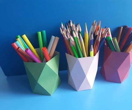 DIY ПОДСТАВКА ДЛЯ КАНЦЕЛЯРИИ КАРАНДАШЕЙ И РУЧЕК СВОИМИ РУКАМИ