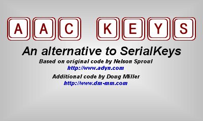 Configure the AAC Keys Software
