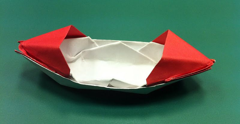 How to Make an Origami Sampan Boat!