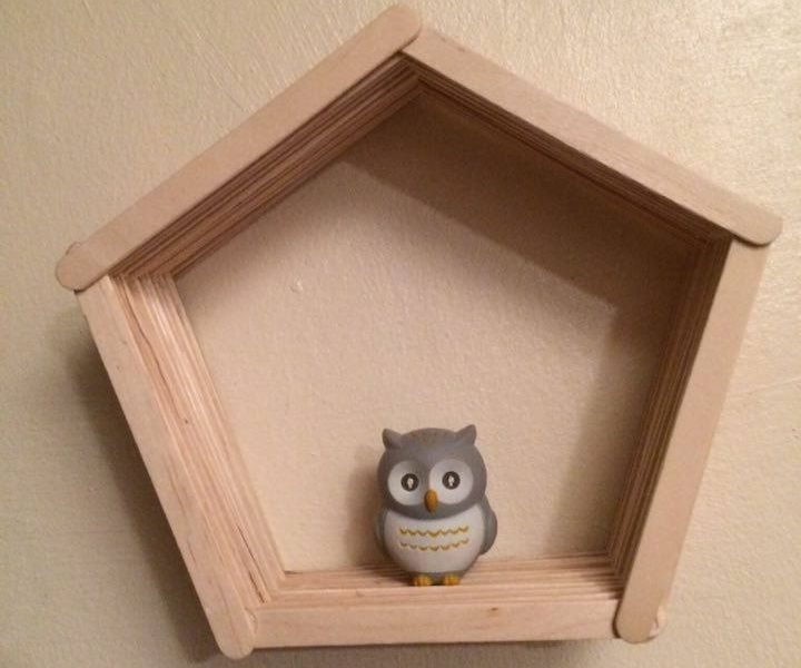 DIY Pentagon Shelf