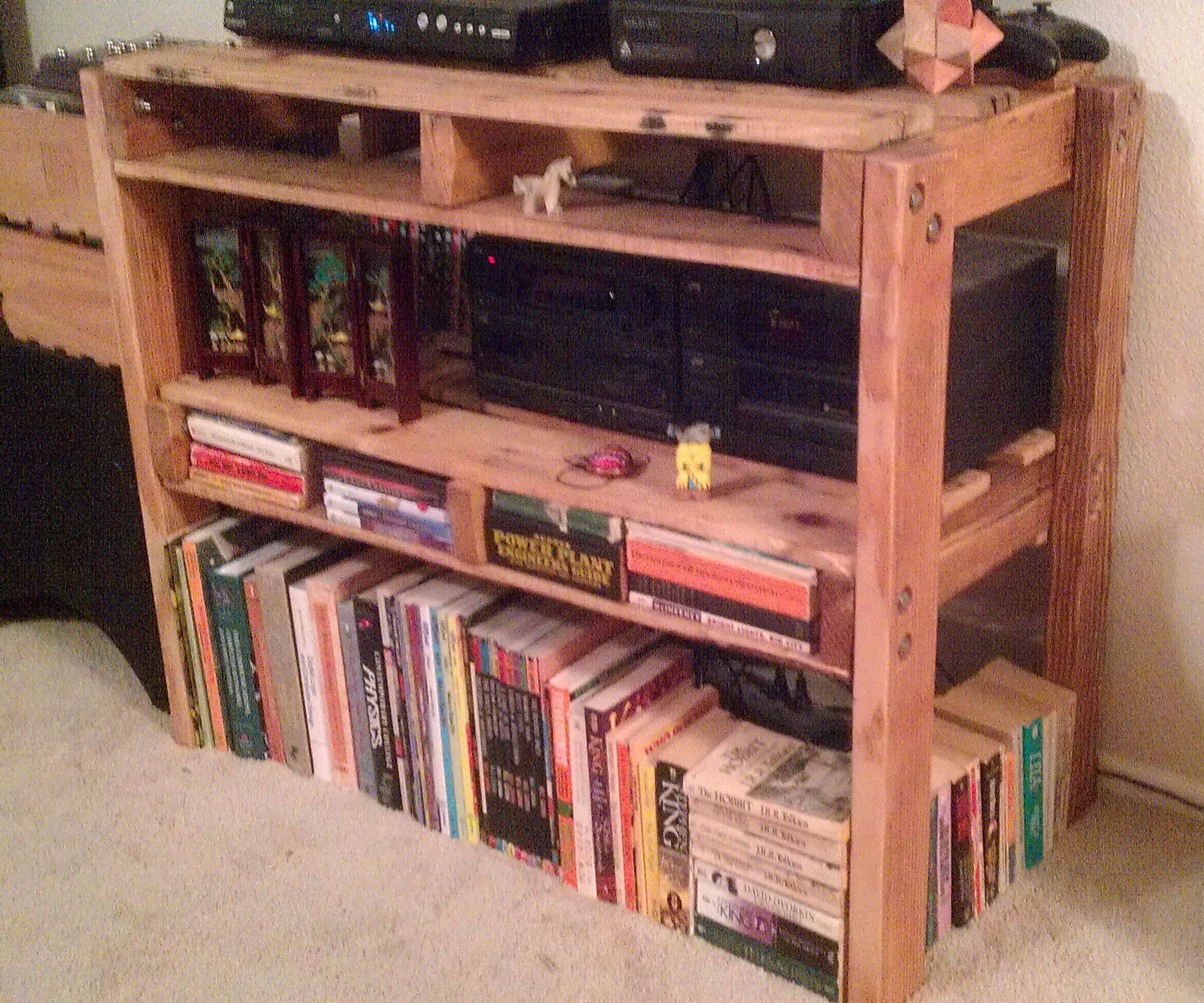 Simple Pallet Shelves