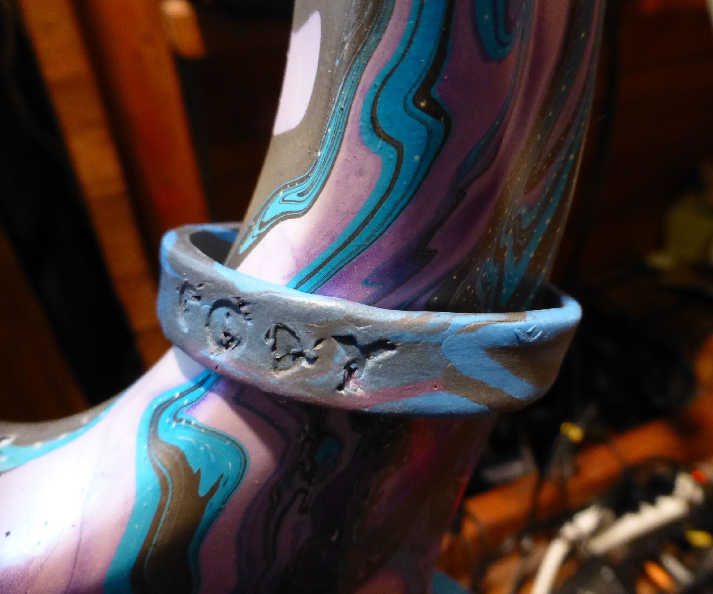 Embossed Sugru Wristband