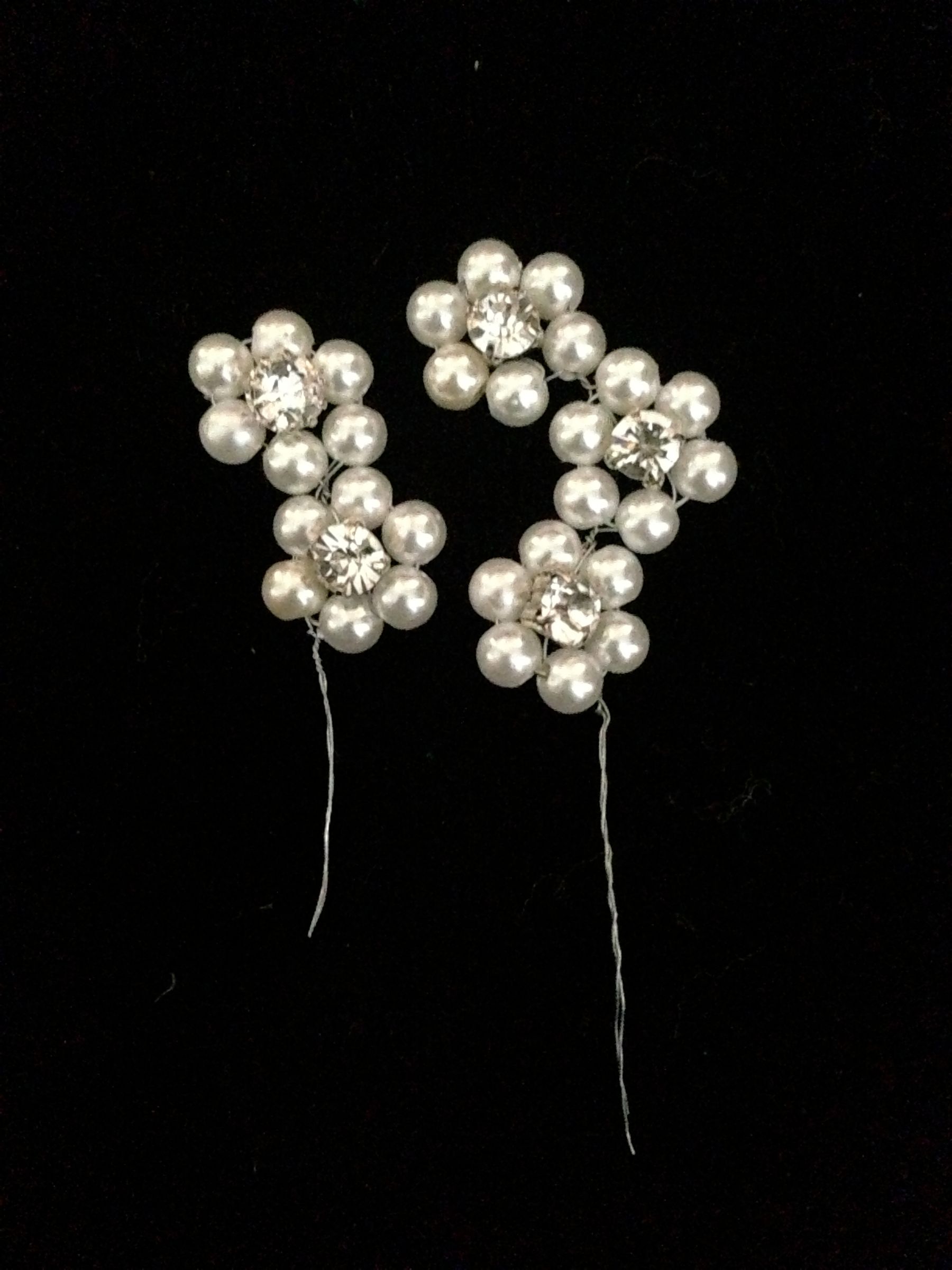 {THERESA} Daisy Spray Part2of2: DIY Bridal Beaded Floral Hair Comb