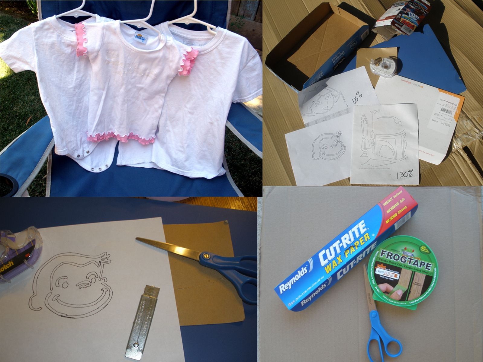 Spray Paint a TShirt Using a Pumpkin Carving Pattern (with Pictures