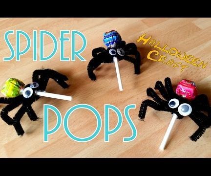 Spider Pops - Halloween Craft