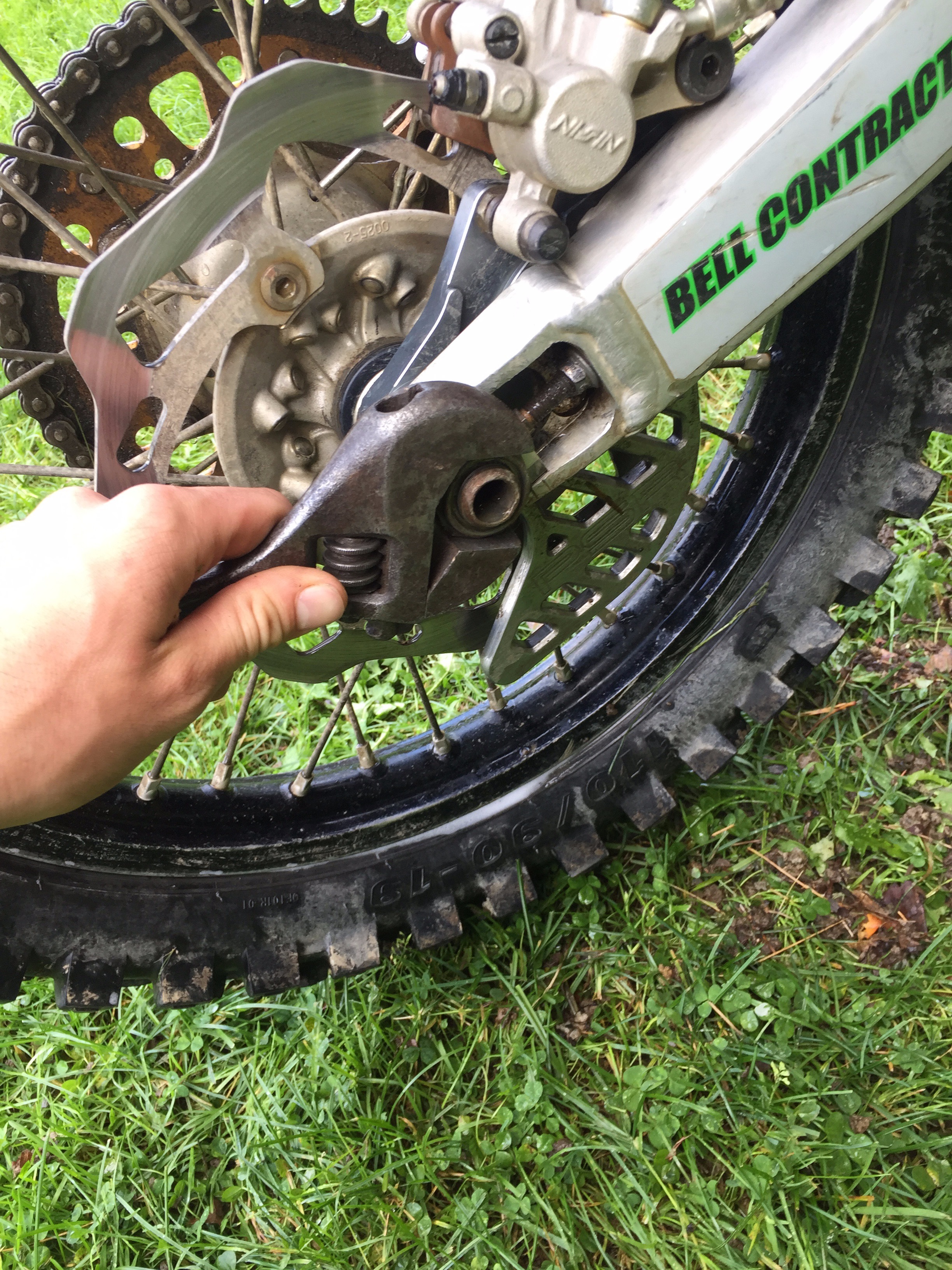 How to Adjust the Chain on a Dirtbike 6 Steps Instructables