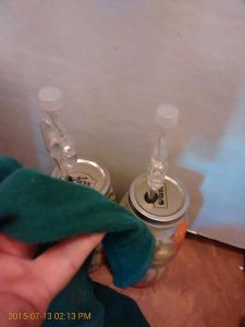 Add Fermentation Lock, and Place in a Cool Dark Spot for 1-4 Weeks
