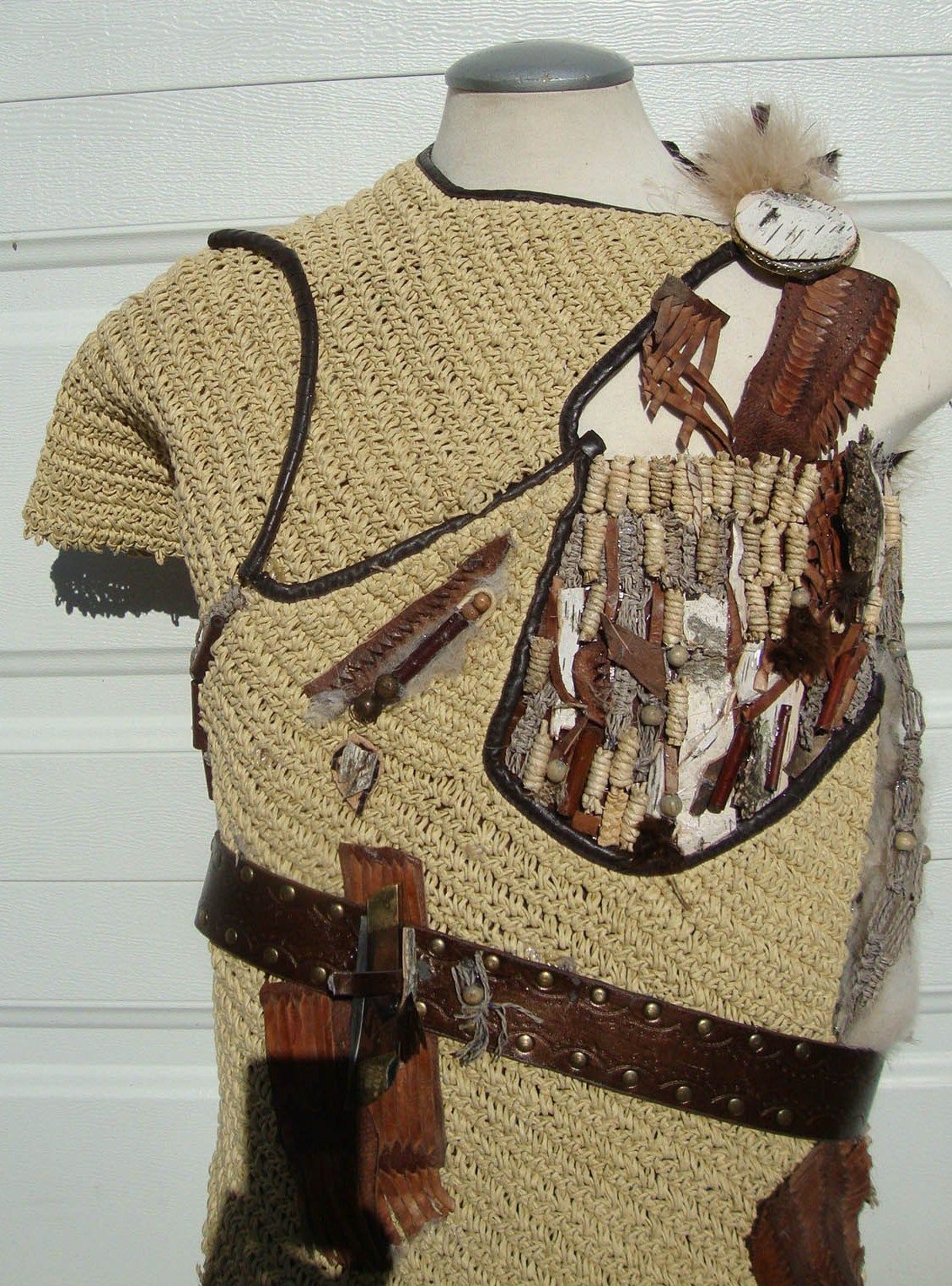 Upcycled Warrior Costume