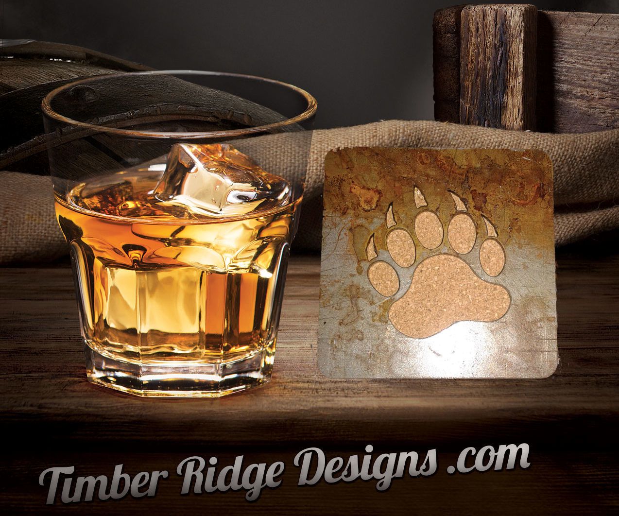 Rustic Metal Coasters