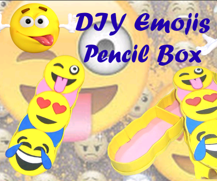 DIY Emojis Pencil Box/DIY Craft