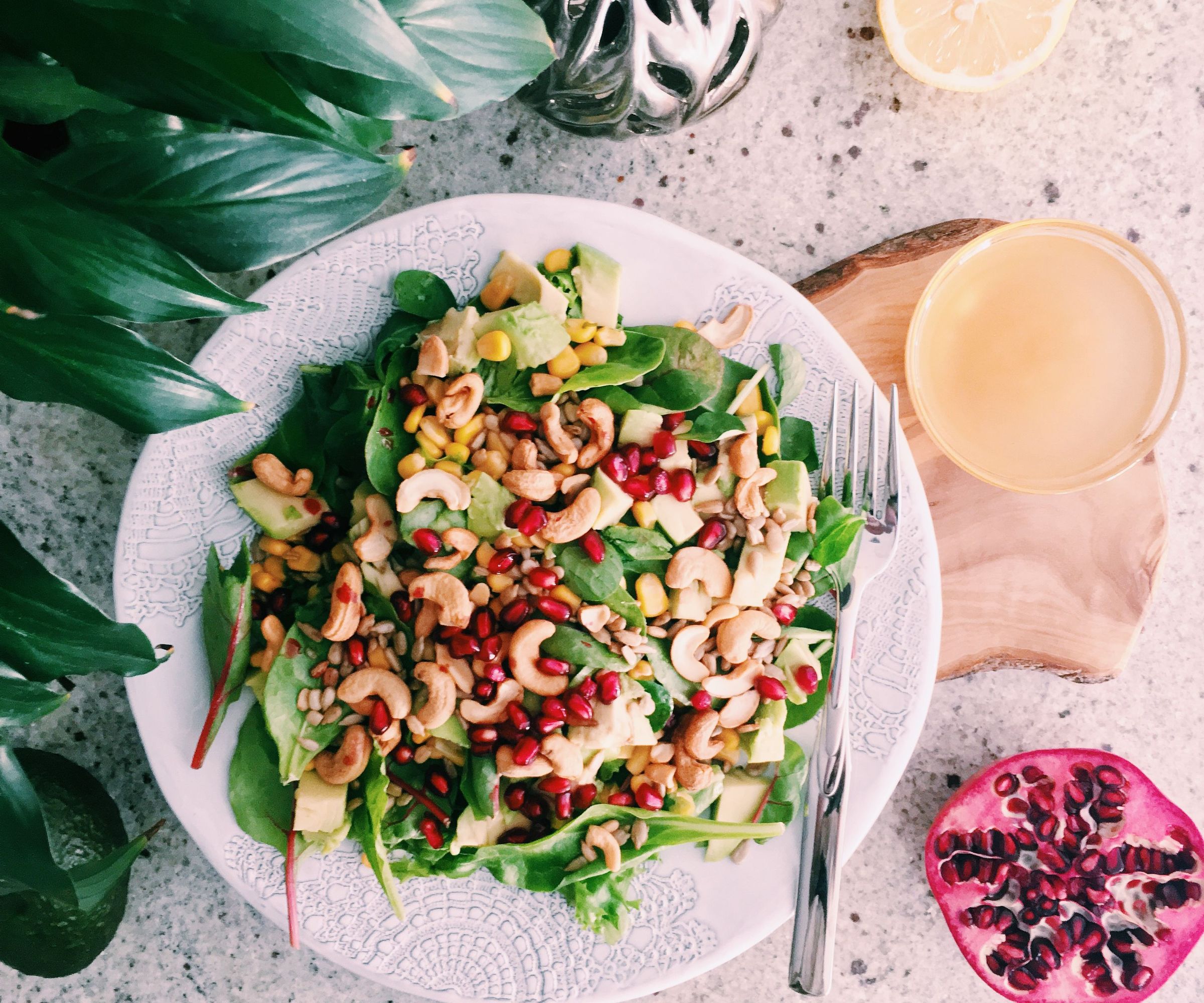 RECIPE | POMEGRANATE MACHE SALAD
