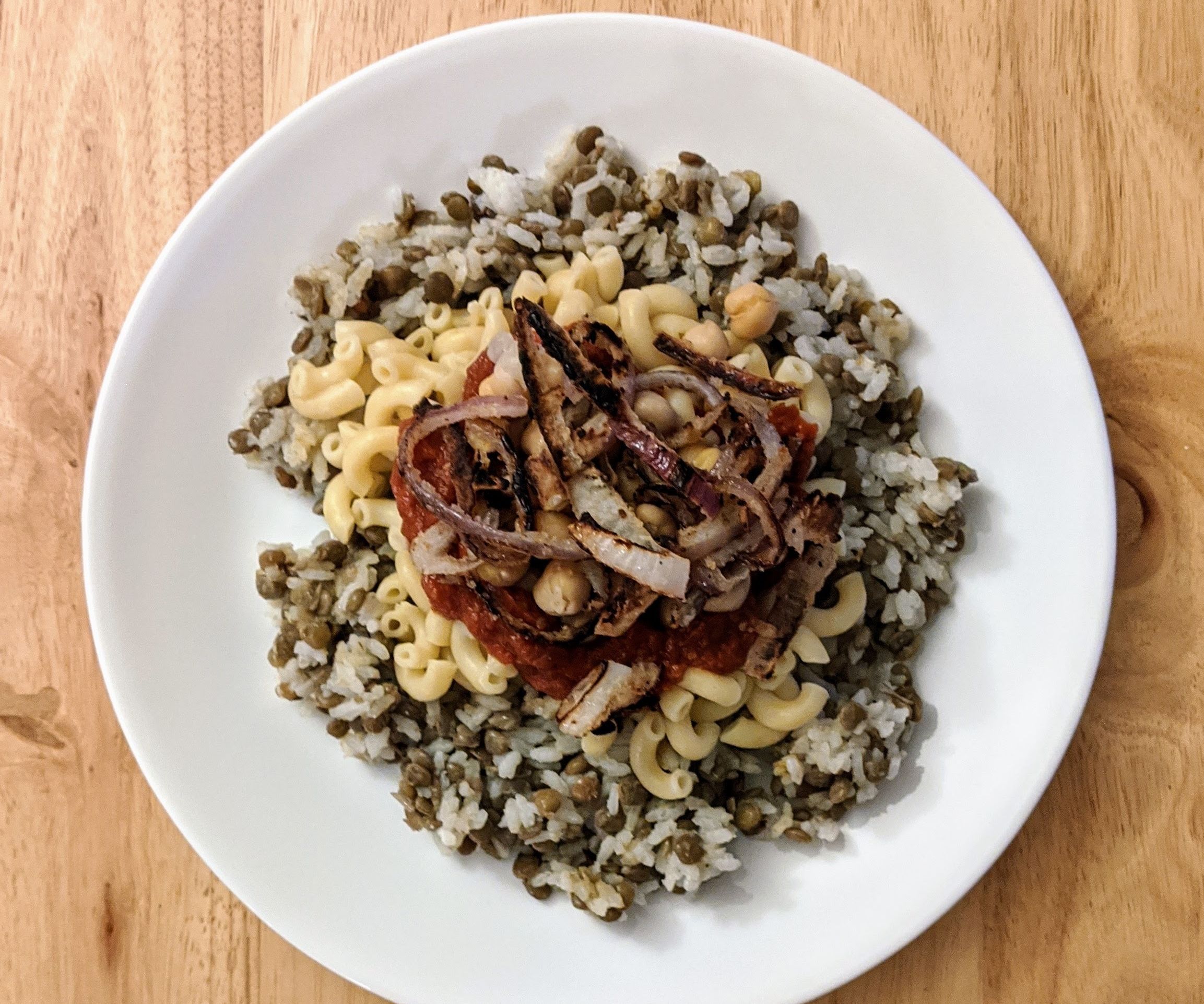 Koshari - Meat Free (and Dairy Free), Cheap and Delicious 