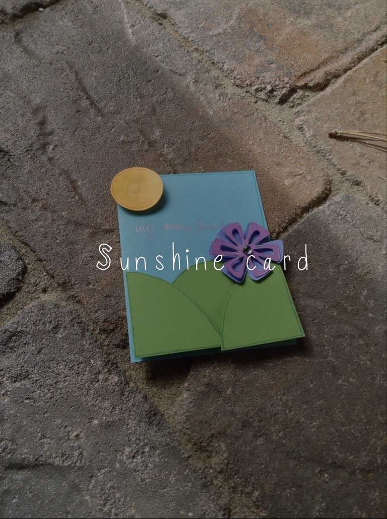 Pop Out Sunshine Card