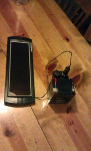 Simple Recycled / Re-purposed Solar Phone Charger