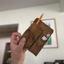 DIY Easy Leather Organizer