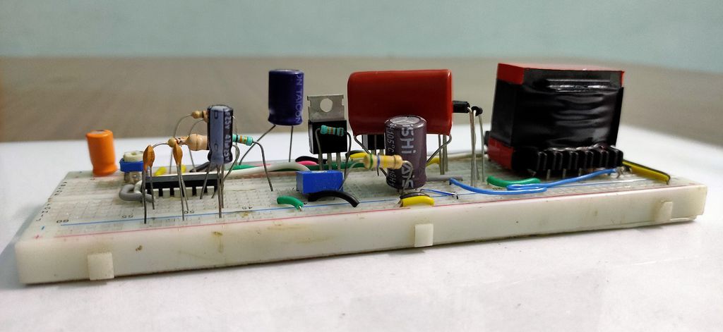 Testing the Circuit on Breadboard
