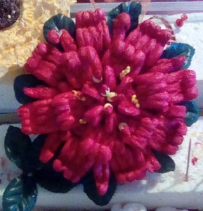  PACKING PEANUT 3D 🌺POINSETTIA🌺  🍥Styro-For Craft Nuts🍥