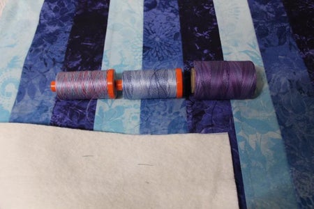 Combining the Applique Fabric Onto Background Fabric