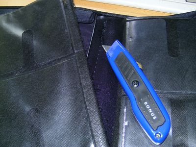 Remove the CD-pockets