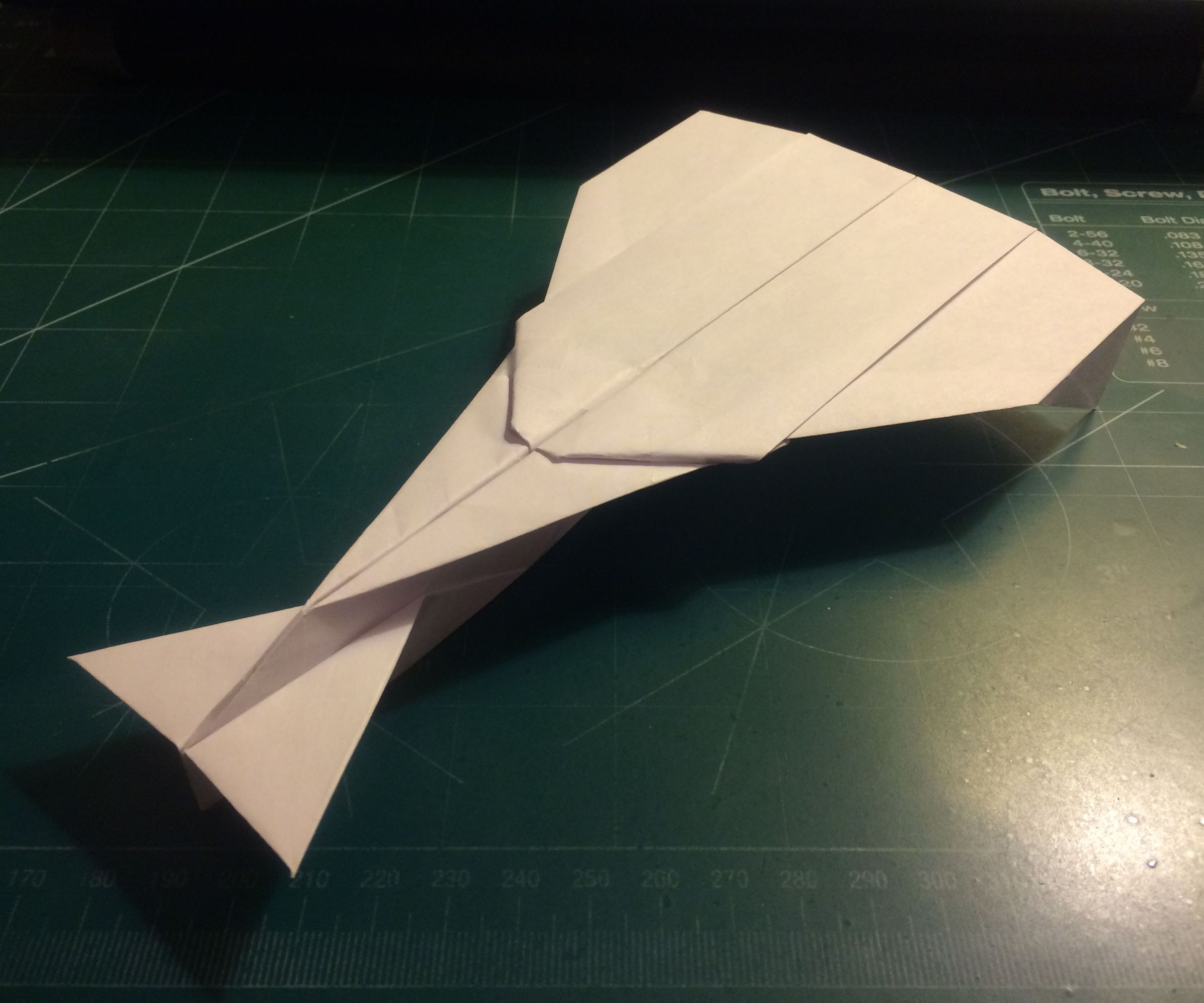 How to Make the Hunter Paper Airplane