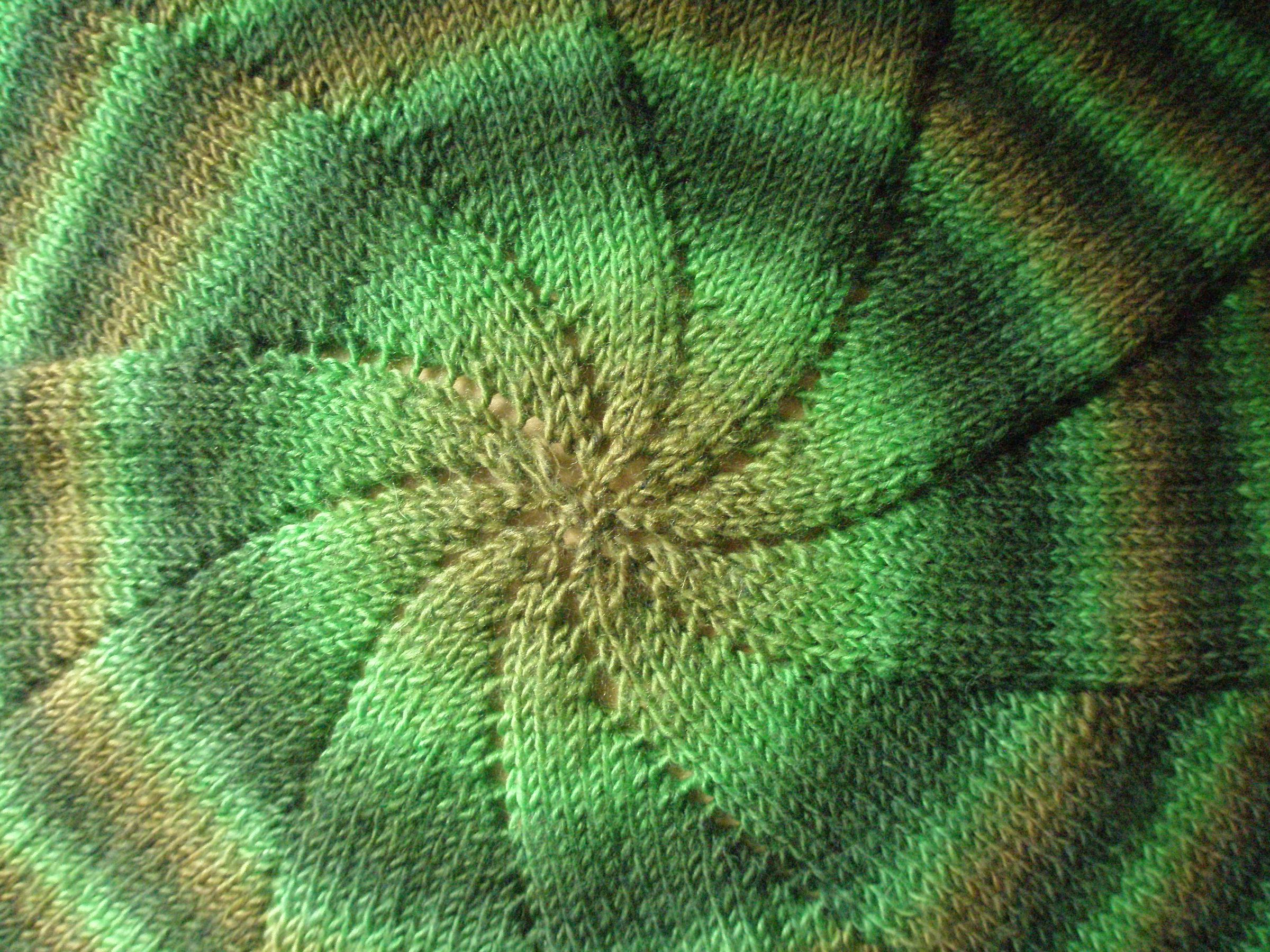 Circular Blanket Knitted in the Round 5 Steps (with Pictures