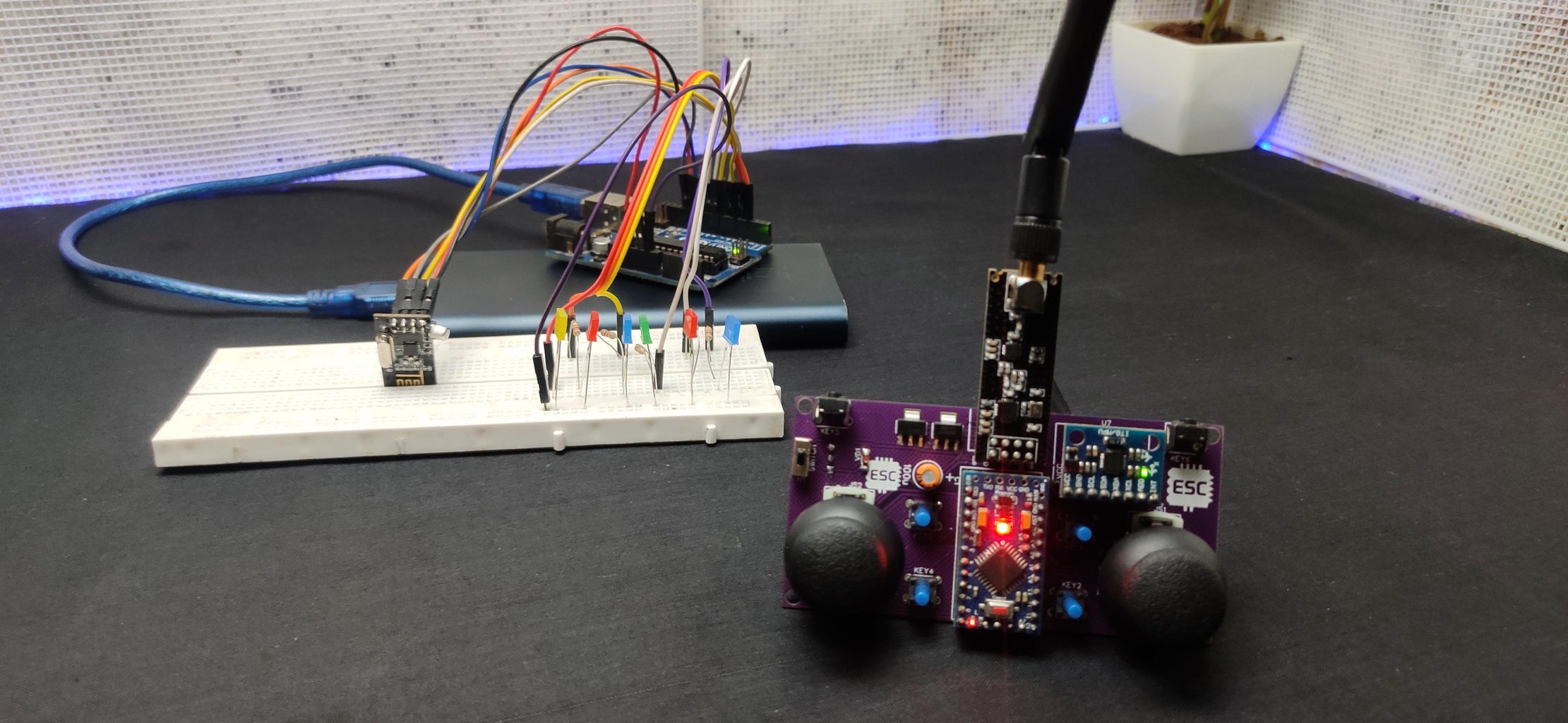 MULTIFUNCTIONAL RC TRANSMITTER USING ARDUINO : 6 Steps (with Pictures ...