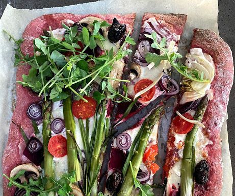Beet Crust Pizza