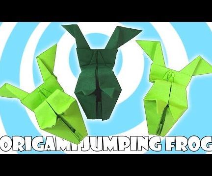 Easy Origami Jumping Frog