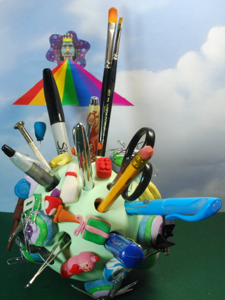 Magnetic Katamari Desk Organizer