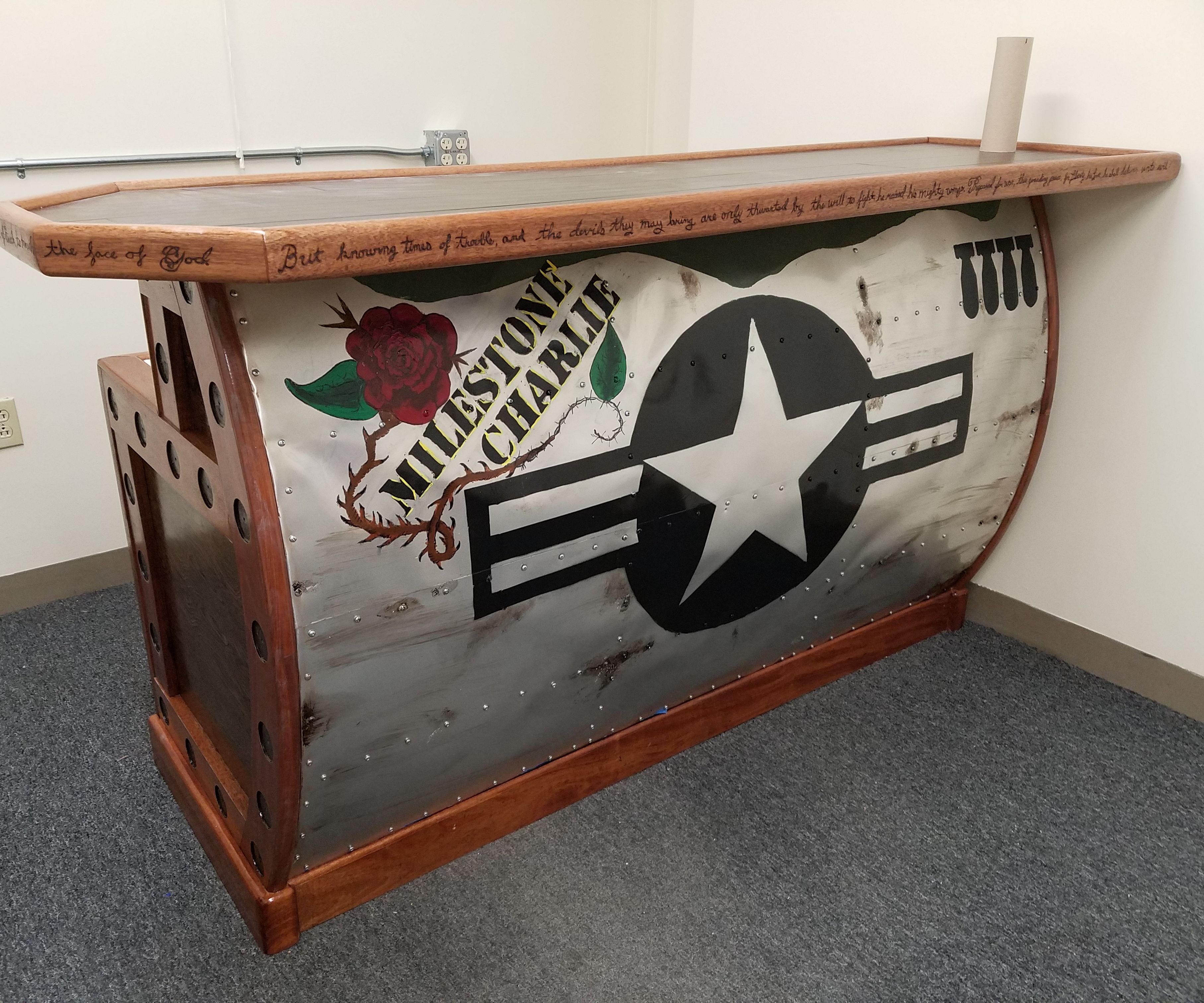 Warbirds Wood & Aluminum Bar