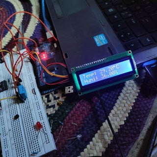 Arduino Temp/Humidity Sensor Using DHT11 and I2C LCD One Day Project ...