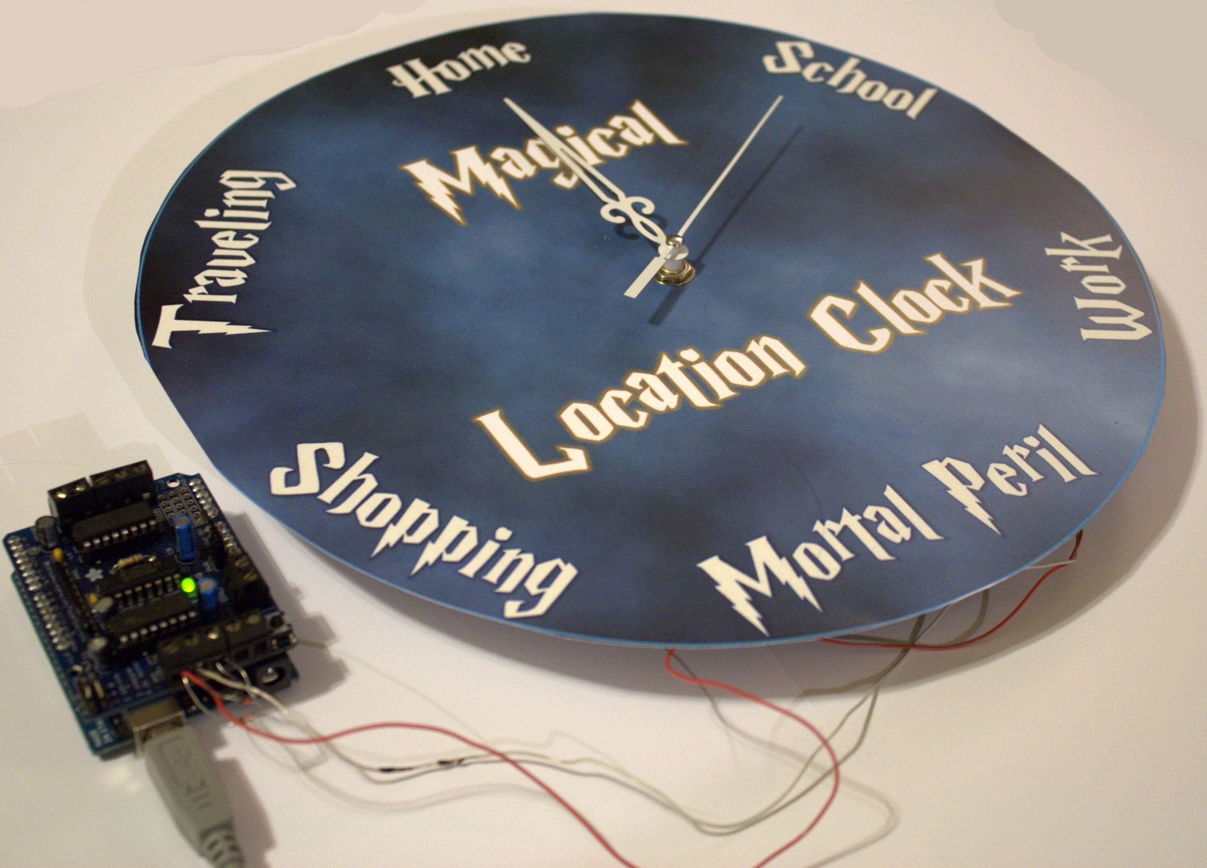 Magical Location Clock