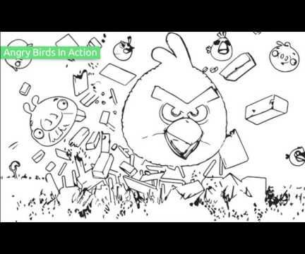 Top 25 Free Printable Angry Birds Coloring Pages