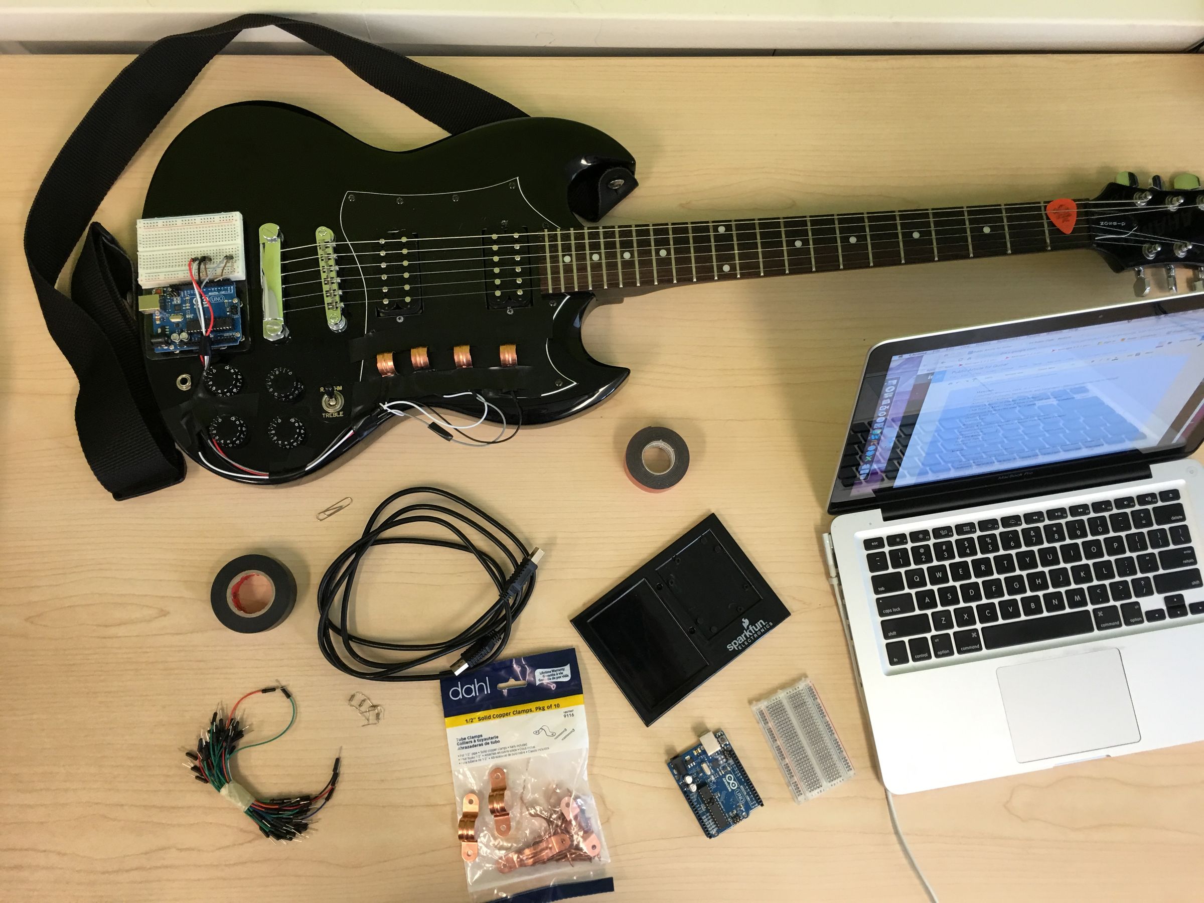 Hacked Guitar 6 Steps Instructables