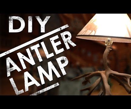 How to Make an Antler Lamp DIY