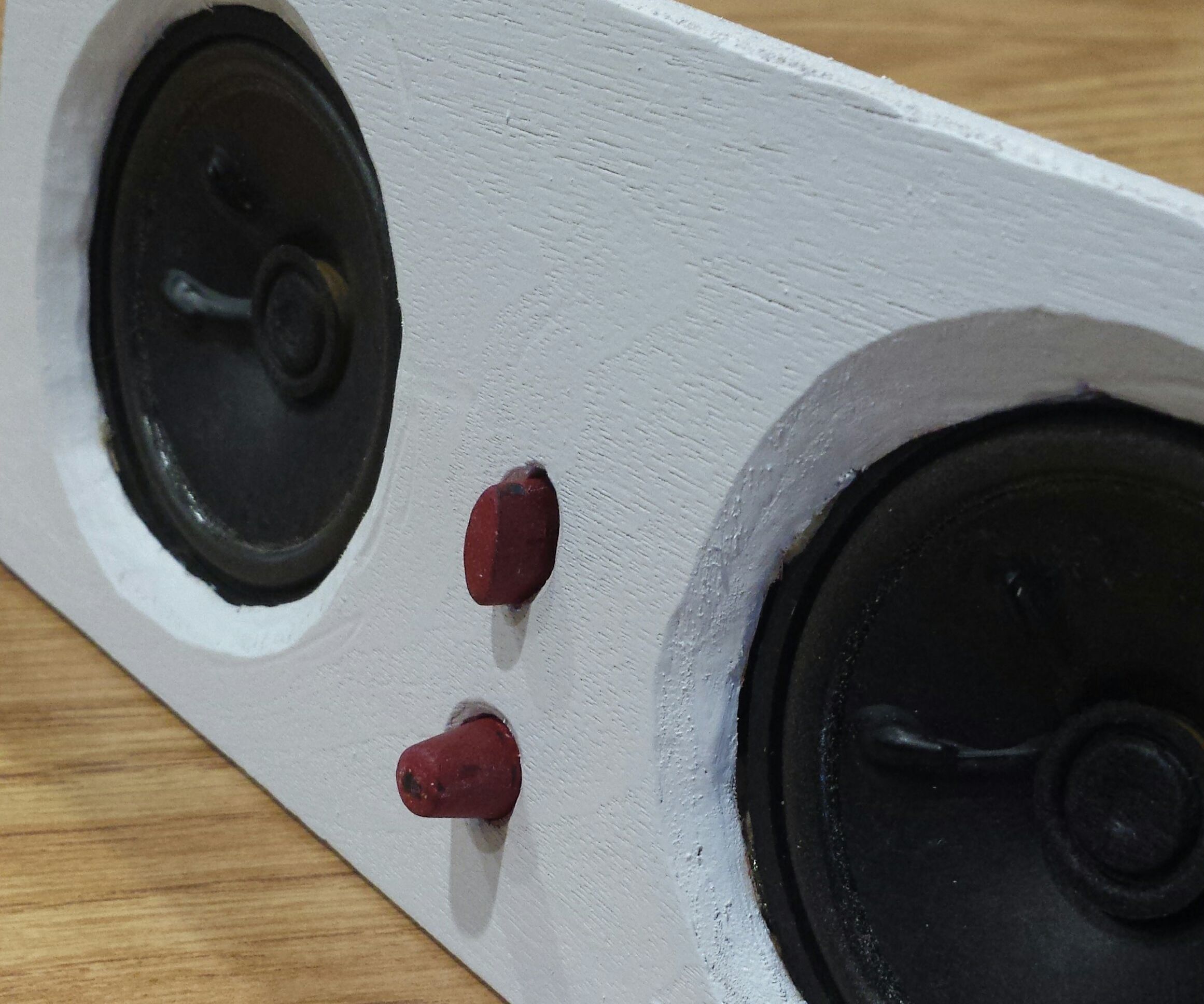 Wooden Computer Speaker Box