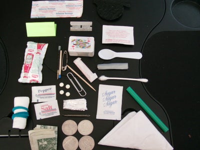 30 Item Ultimate Altoids Tin Urban Survival Kit  (includes Sunglasses, a Deck of Cards, and Ketchup)