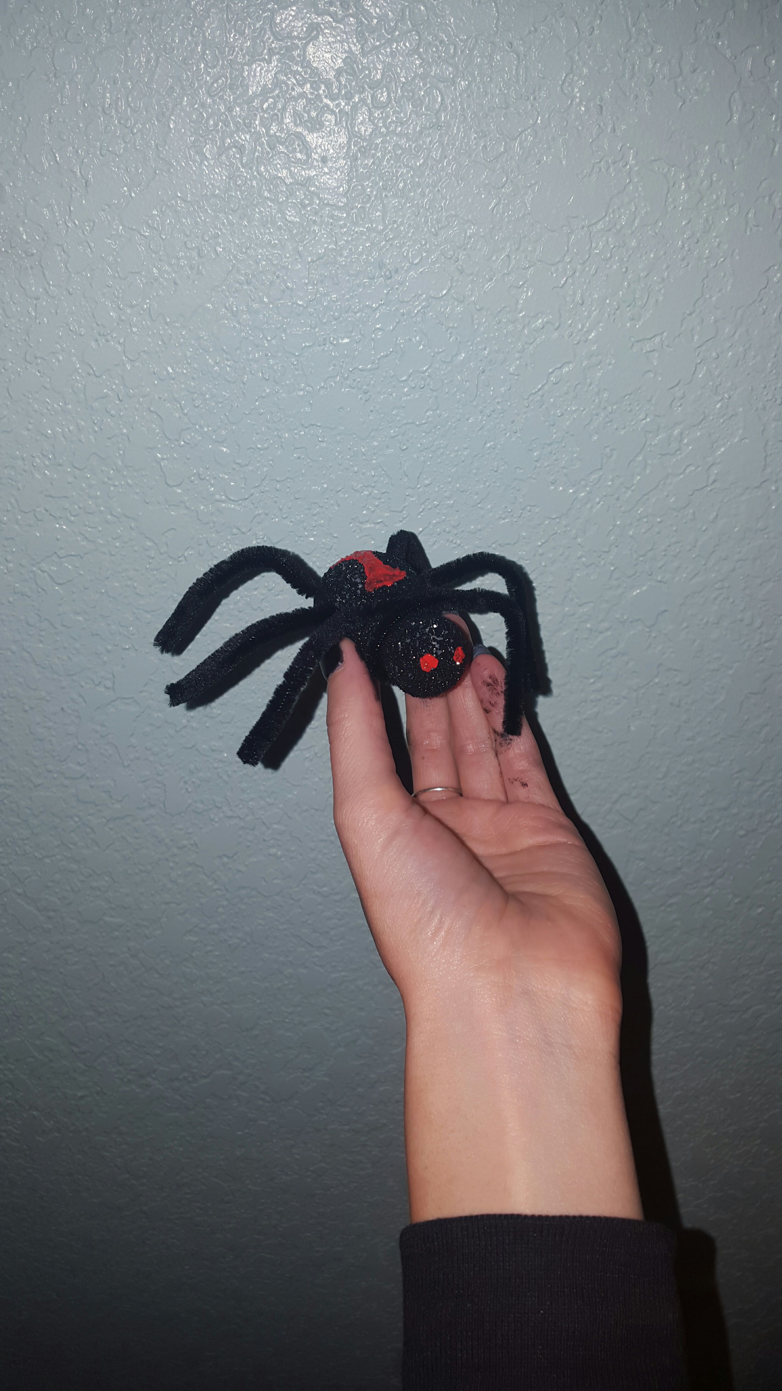Super Easy Foam Spiders 4 Steps Instructables