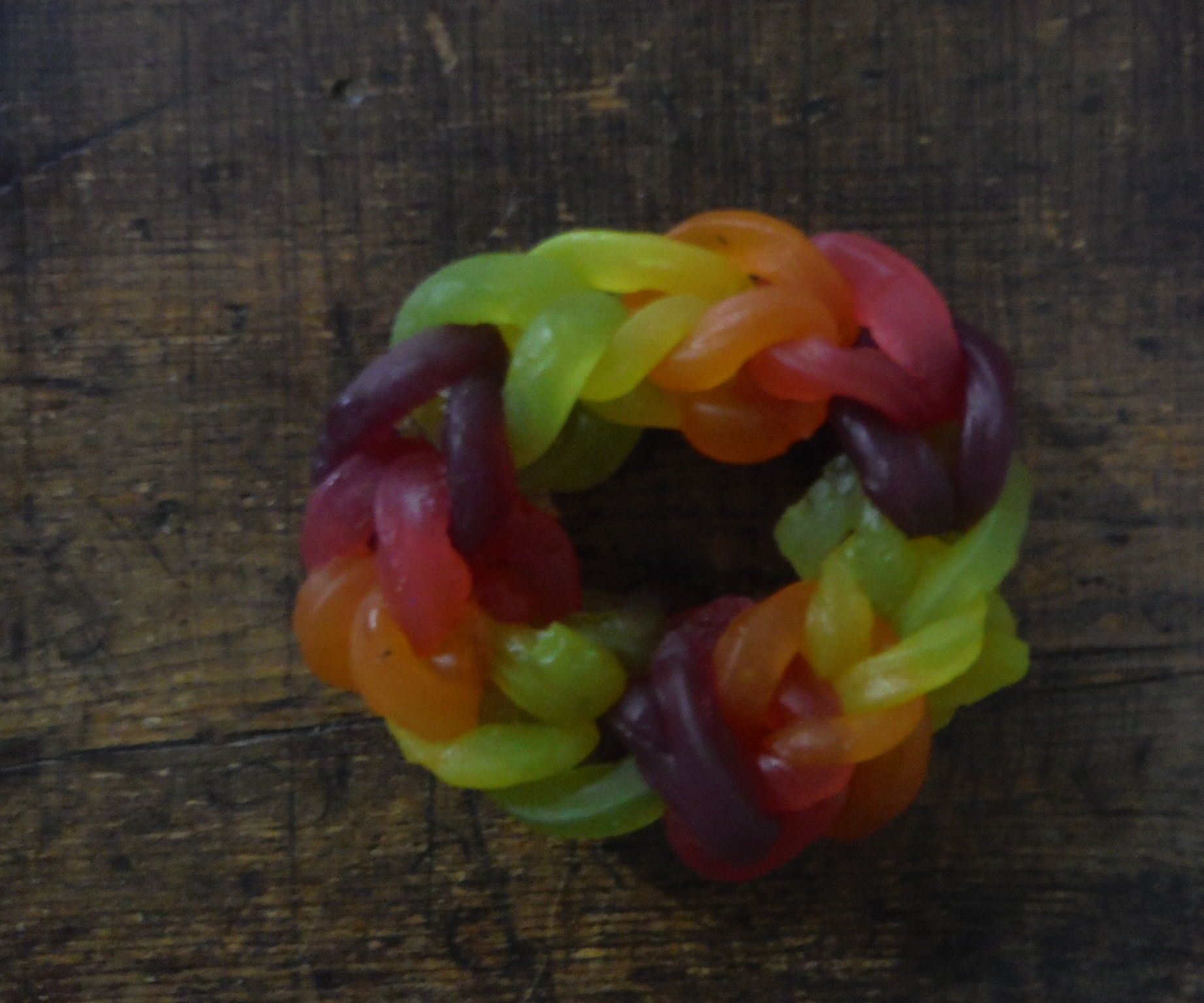 Giant Edible Rainbow Loom Bracelet! 