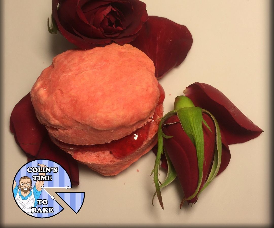Rose Jam Bubbleroon Scones