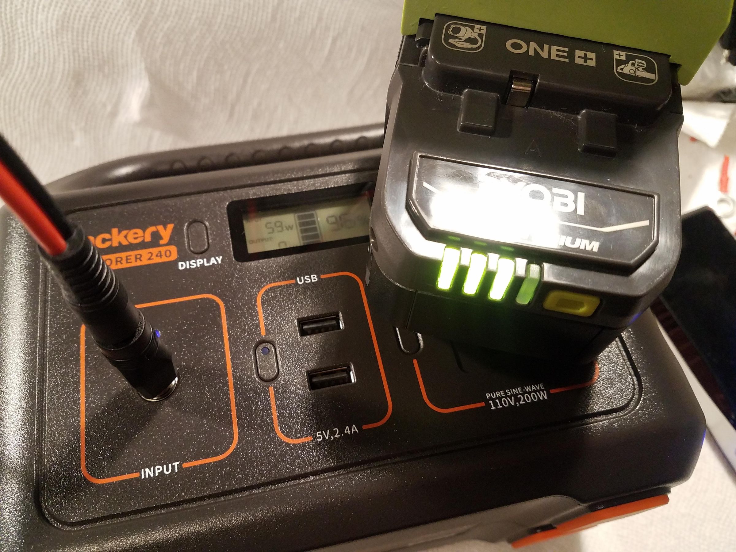 Expand Your Jackery Runtime Using Ryobi 18v One+ Batteries! No