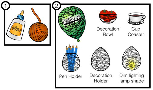 6 String Crafts : 6 Steps - Instructables