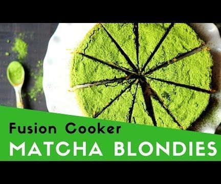 Gluten-Free Matcha Blondies