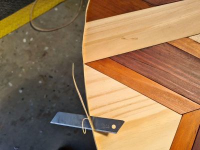 Adding the Veneer Tape
