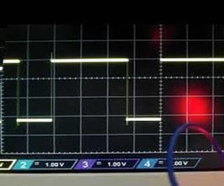 Oscilloscope Display of PWM